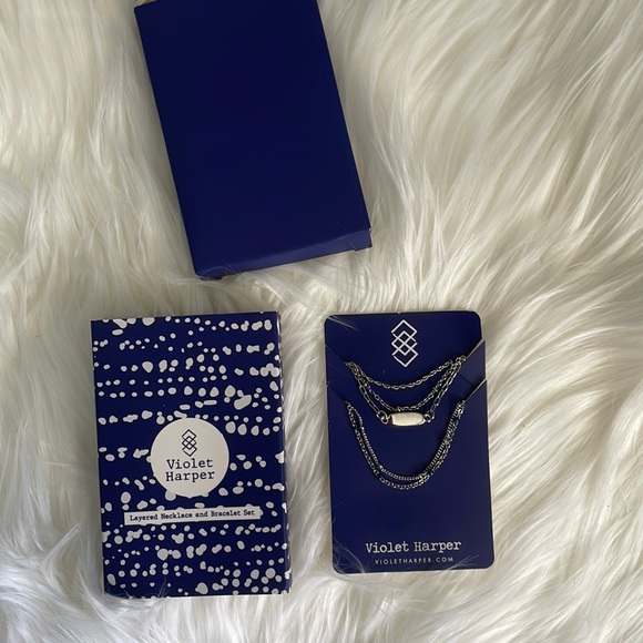 Violet Harper Layered Necklace and Bracelet Set - Picture 3 of 5